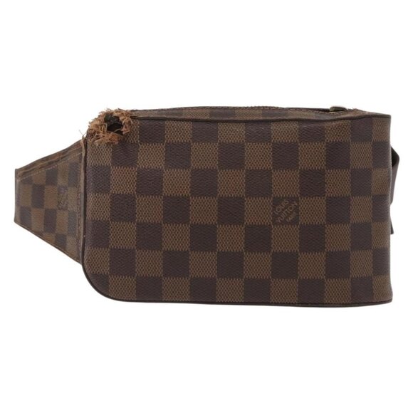 Authentic LOUIS VUITTON Damier Ebene Geronimos Shoulder Bag N51994 LV - Picture 5 of 16